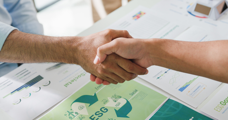 aperto de mãos agenda esg