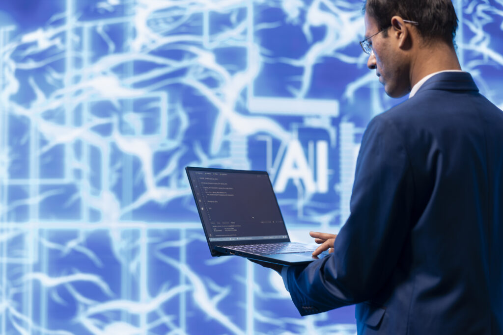 ia no mercado de trabalho técnico escrevendo